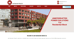 Desktop Screenshot of jaingenerator.com